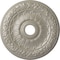 Ekena Millwork Swindon Ceiling Medallion (Fits Canopies up to 6 1/8"), 24"OD x 4"ID x 1 1/2"P, Pearl White CM24SWPWS - alternate 1